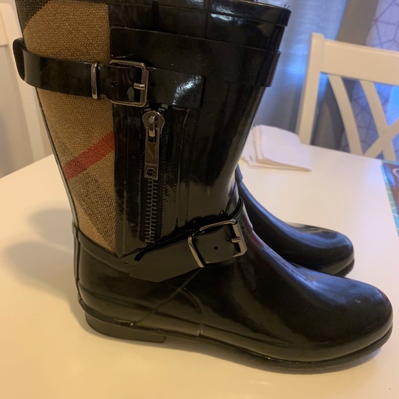 BIKER RUBBER BOOT (BLUEBERRY) - Picture 6 of 6